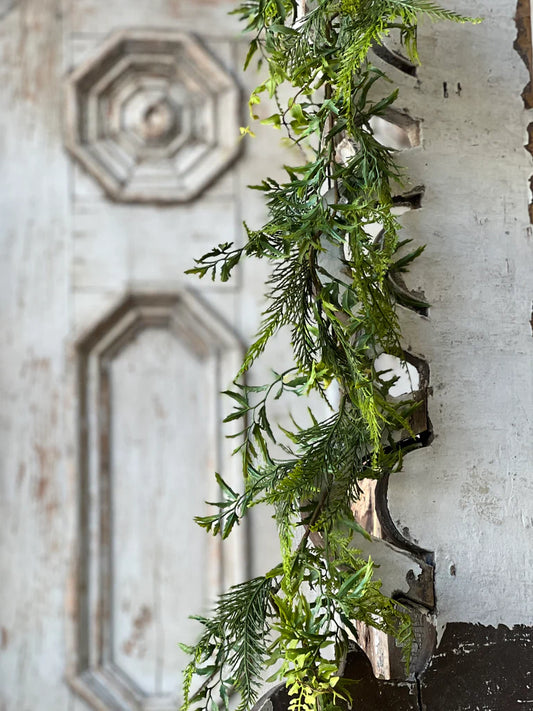 Deer Fern Garland, The Feathered Farmhouse