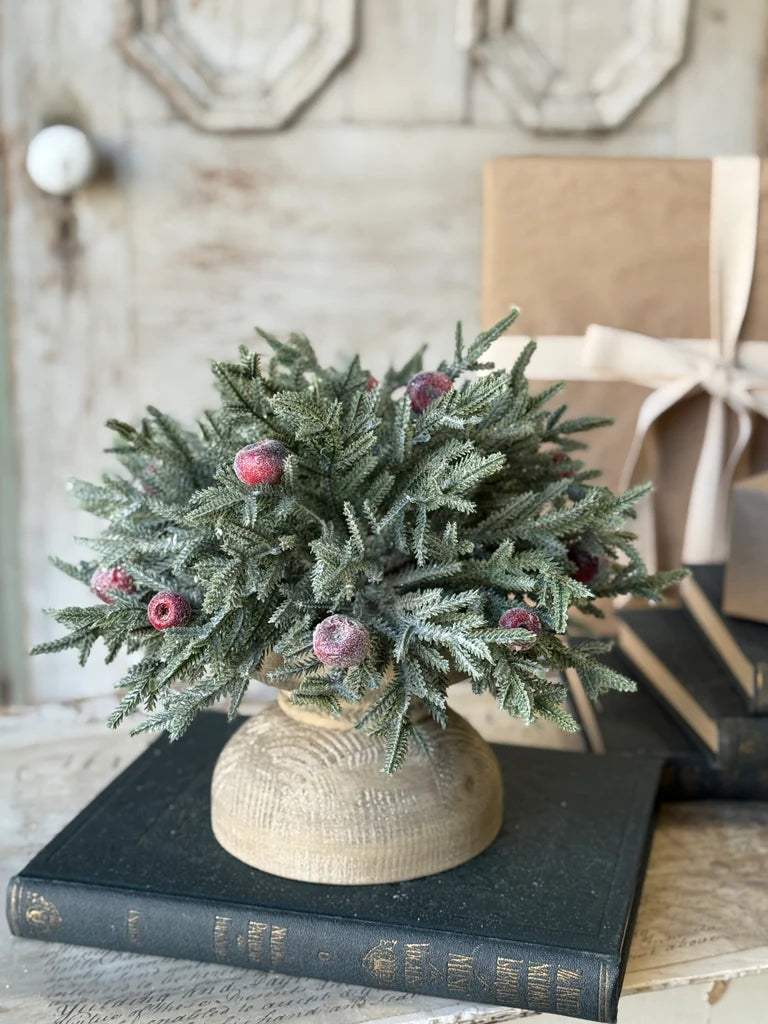Peppermint Frost Orb, Feathered Farmhouse