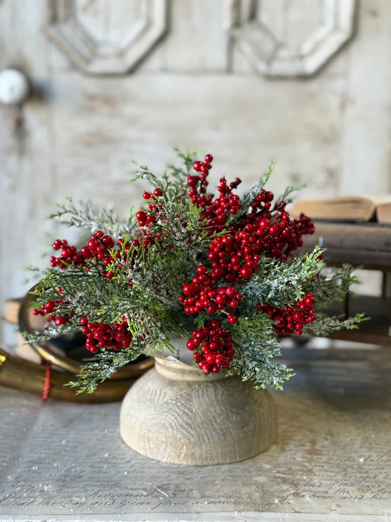 Garnet Grove Cedar Orb, Feathered Farmhouse