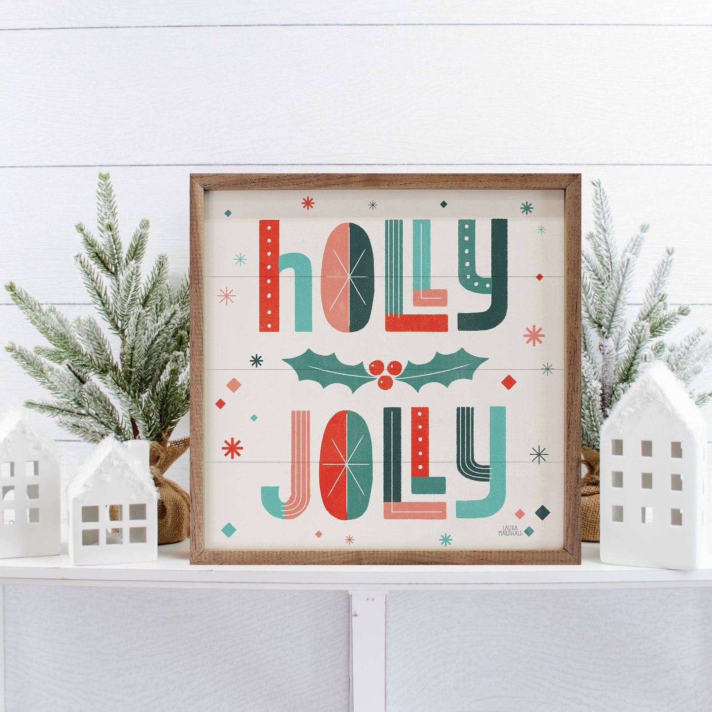 Retro Holiday V Holly By Laura Marshall
