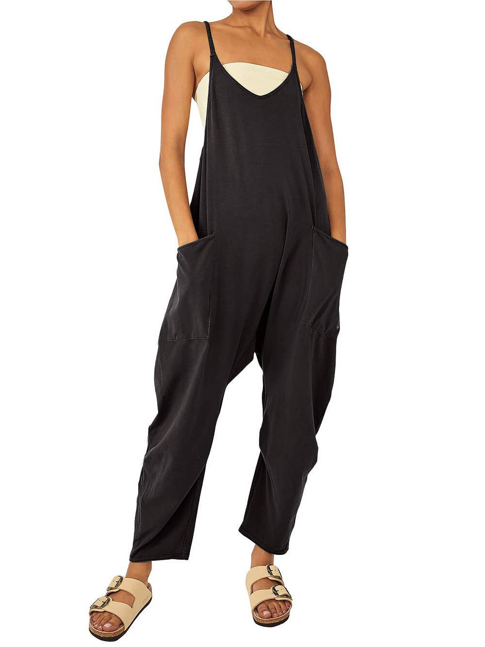 Sleeveless Daily Jumpsuit
