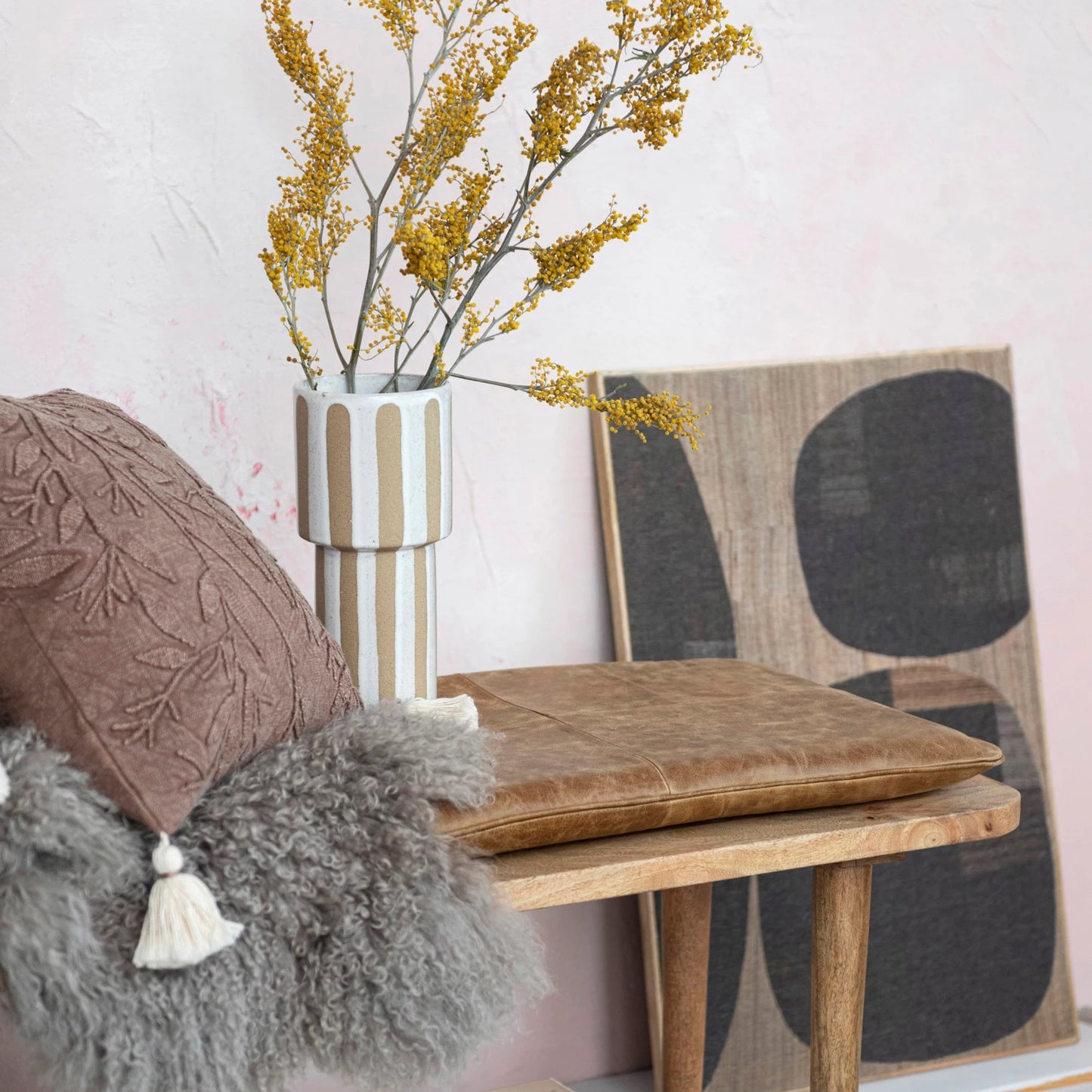 Embroidery Pillow, The Feathered Farmhouse