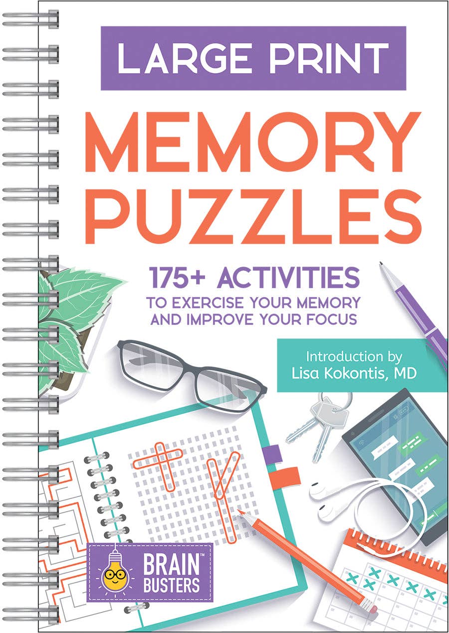 Large Print Memory Puzzles, The Feathered Farmhouse