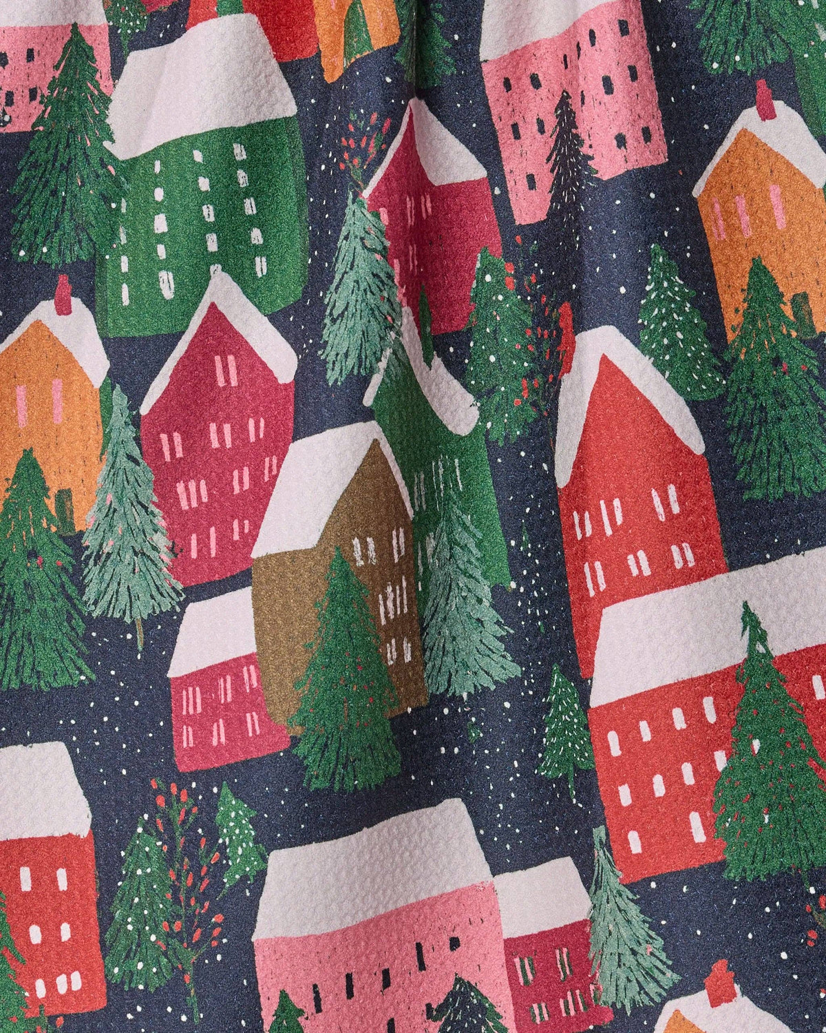 Alpine Village Tea Towel, Feathered Farmhouse