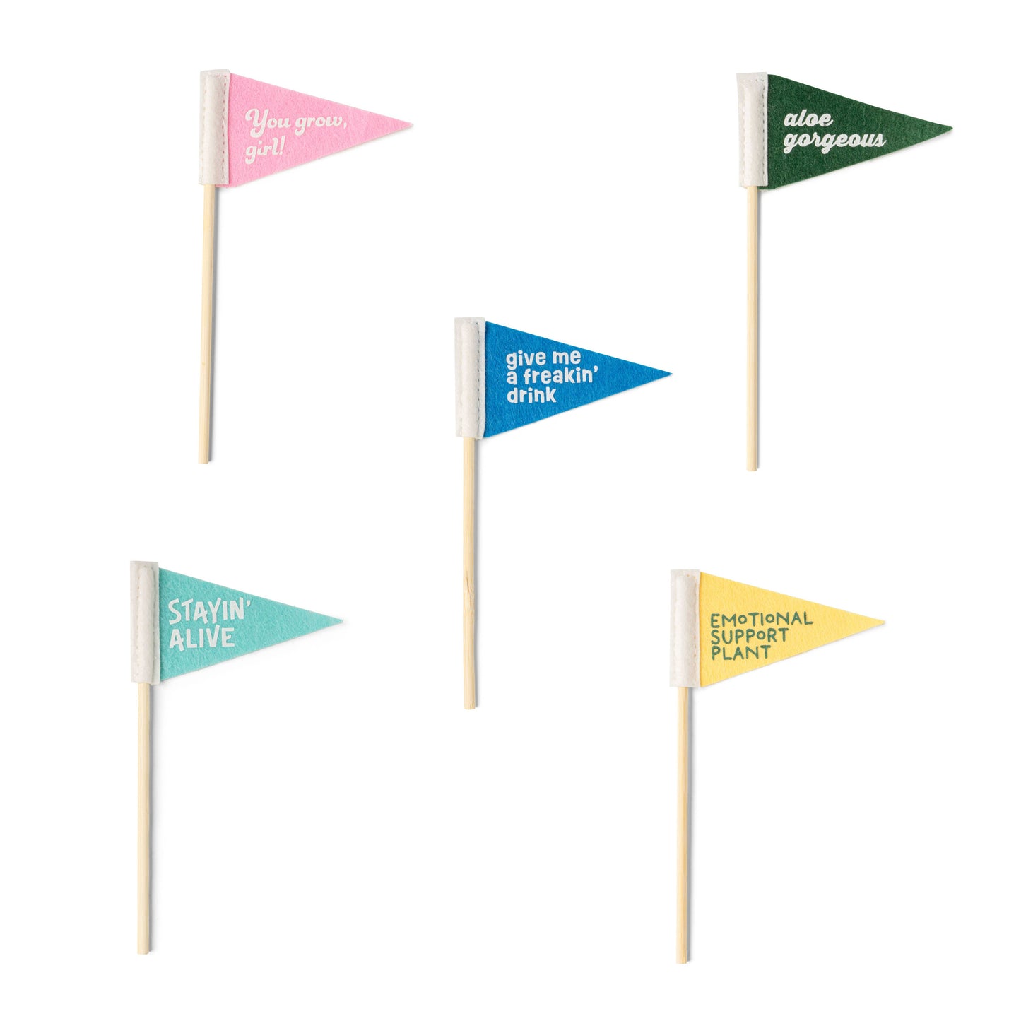 Rooting For You Plant Pennants, Feathered Farmhouse