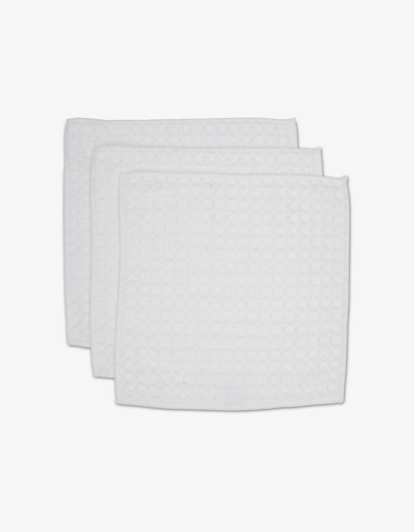 Cloud Waffle Washcloth Set, Feathered Farmhouse