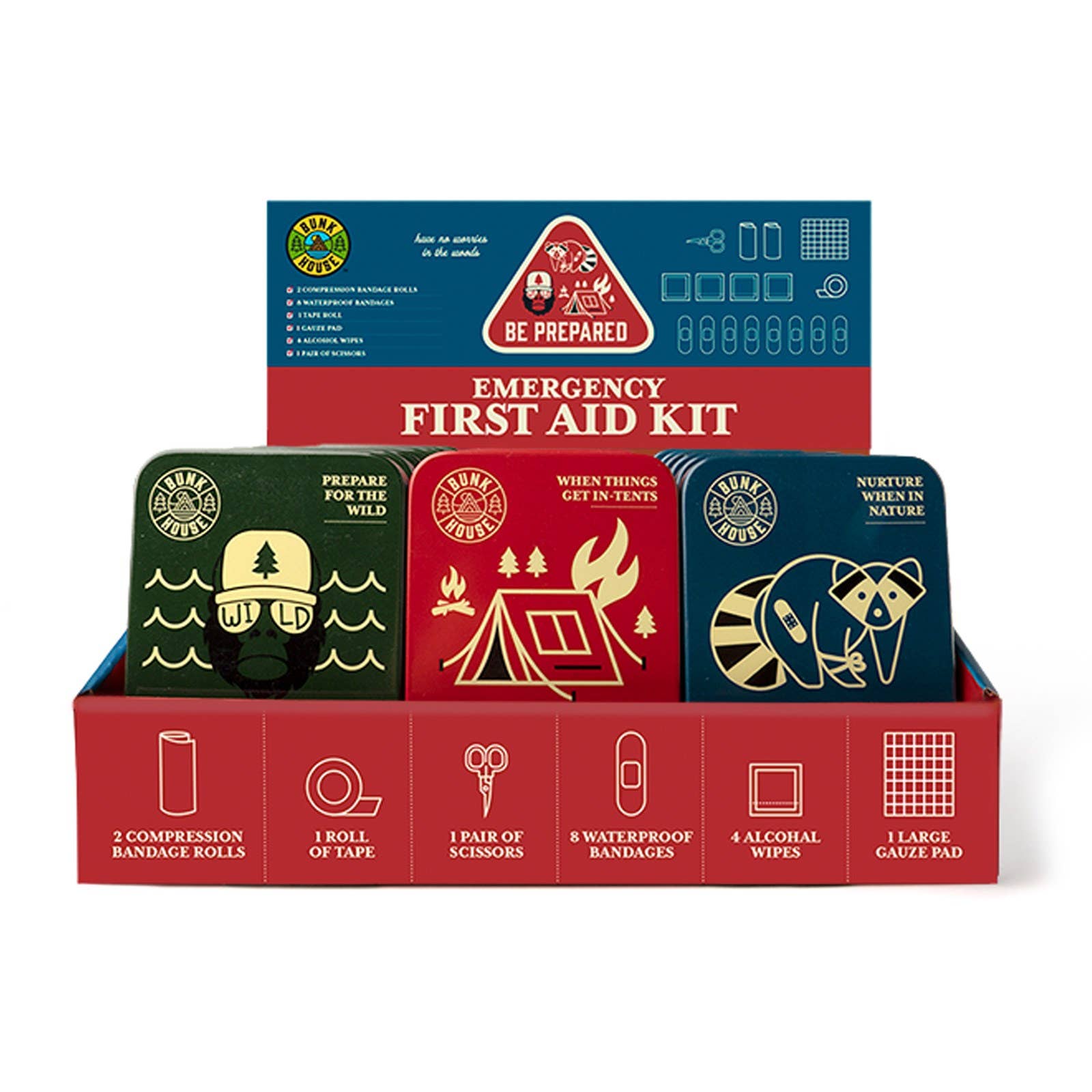 first aid tents Bunkhouse Emergency First Aid Kit – The Feathered Farmhouse