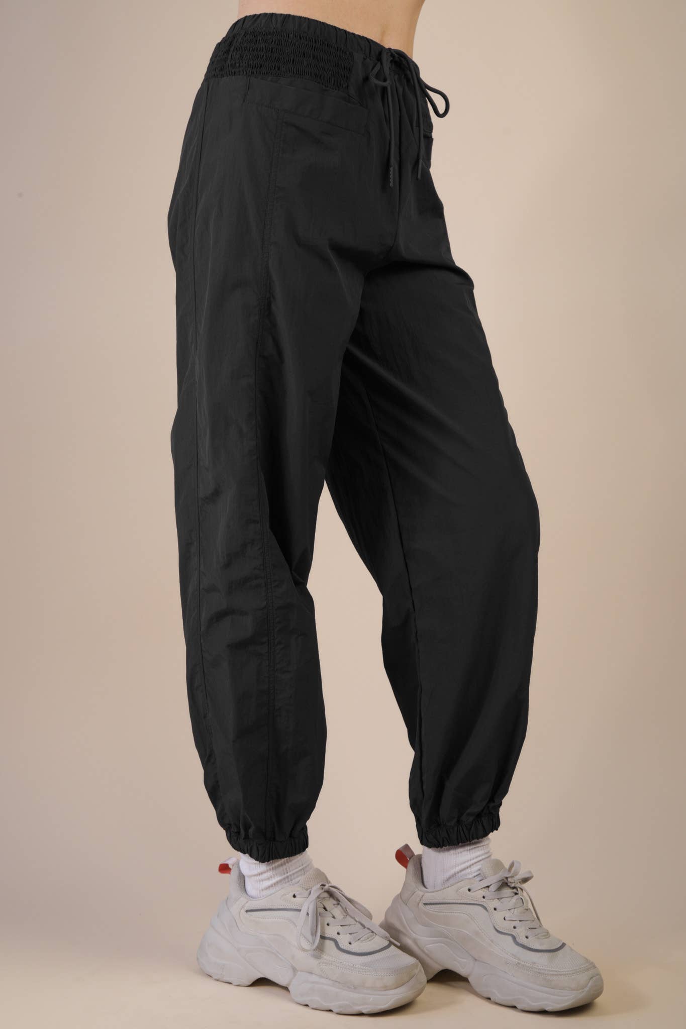 Side Smoking Activewear Jogger Pants, Feathered Farmhouse