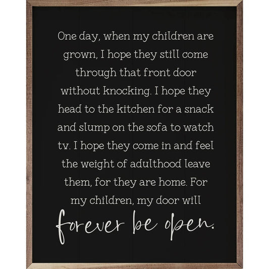 One Day When My Children Are Grown, Feathered Farmhouse