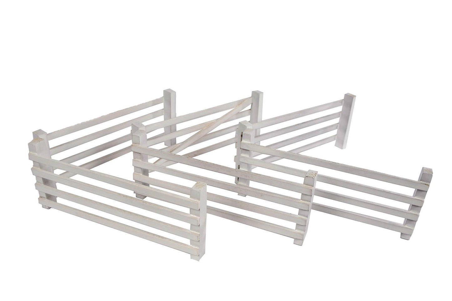 White Double Fence, Feathered Farmhouse