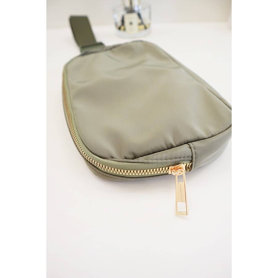 Solid Color Crossbody Fanny Pack Belt Bag, The Feathered Farmhouse