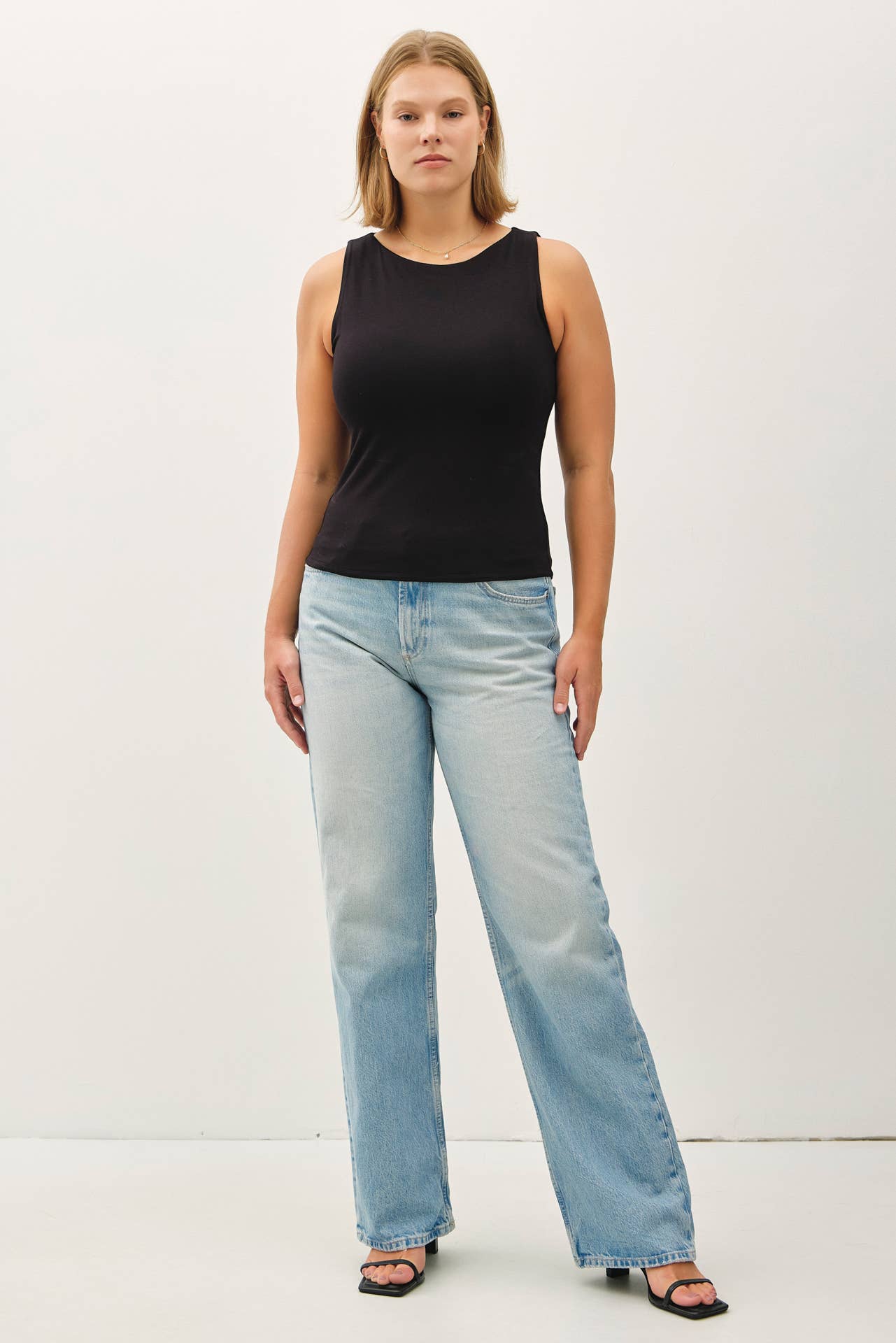 Everyday Tank in Black, Taupe & Chocolate