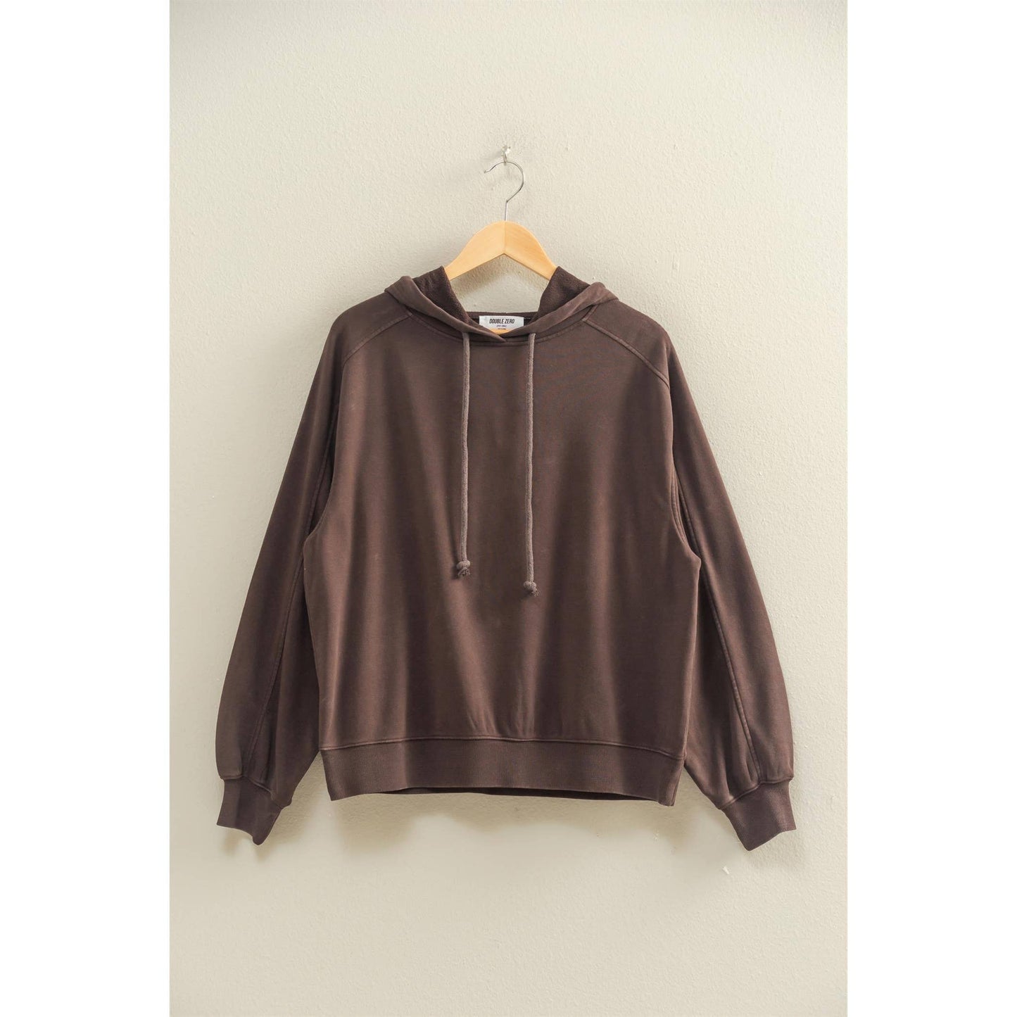 Mineral Washed Seam Detail Hoodie, Feathered Farmhouse