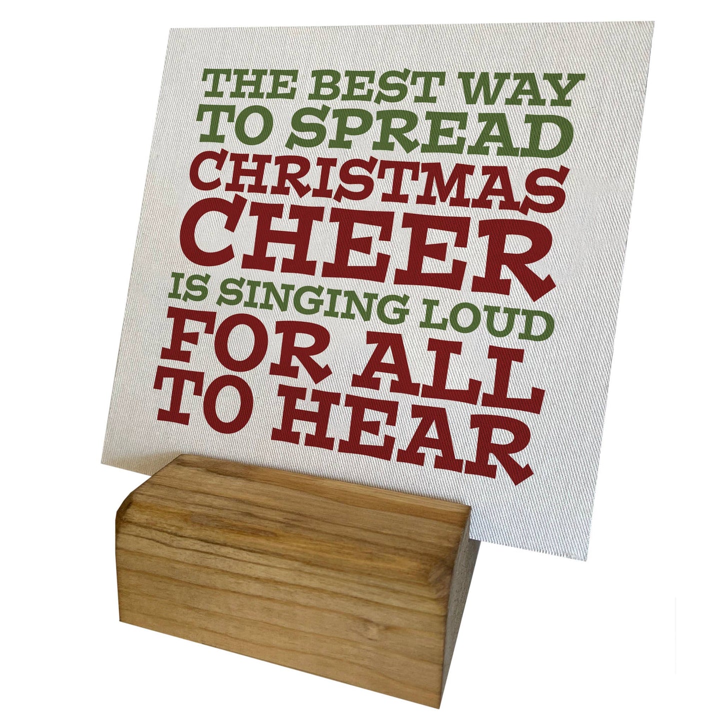 Spread Christmas Cheer Mini Canvas, Feathered Farmhouse