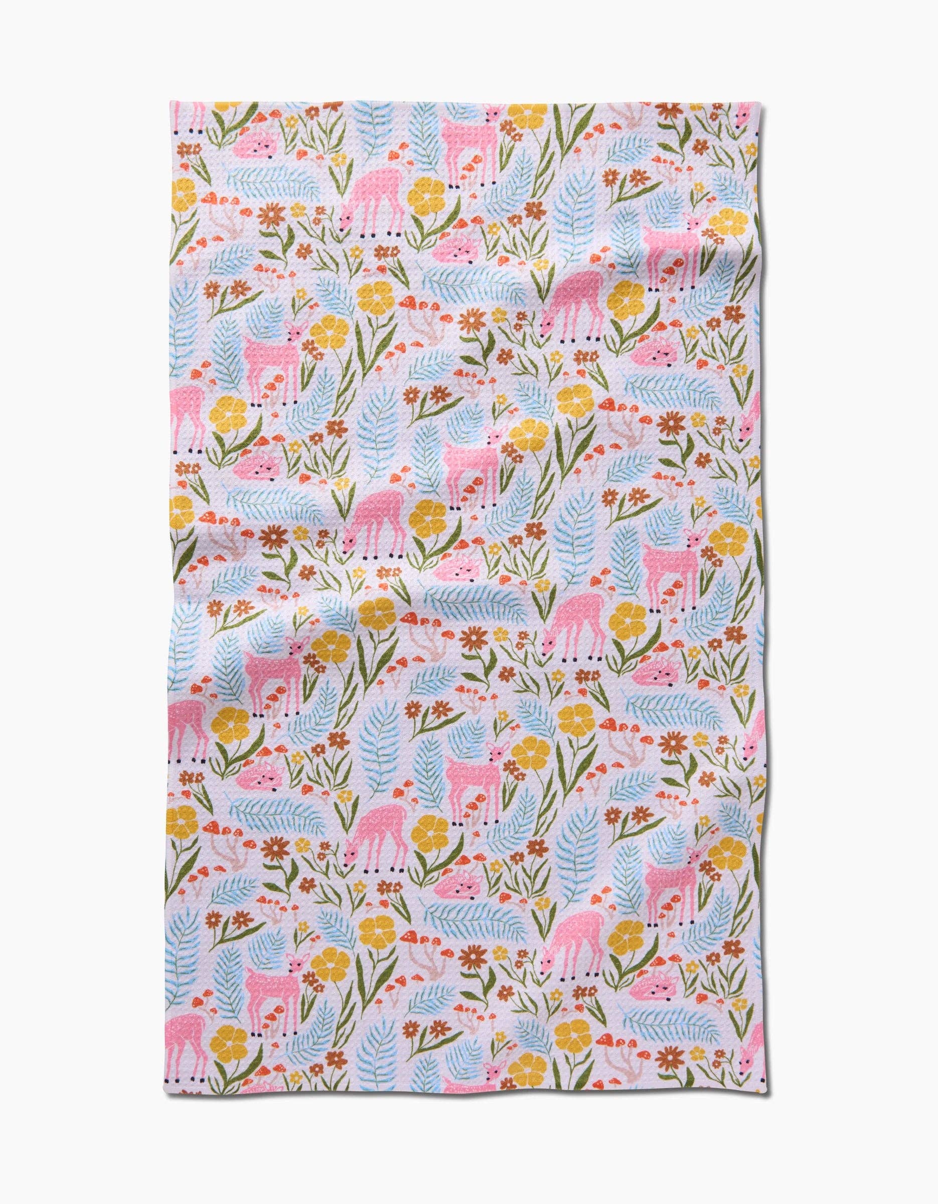 Fern and Fawn Tea Towel, Feathered Farmhouse
