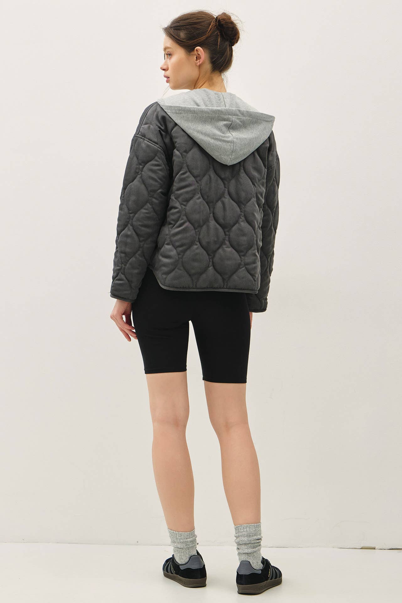 Quilted Jacket with Attachable Hood, Feathered Farmhouse