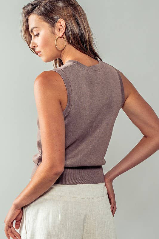 Harmony Ribbed Knit Tank Top