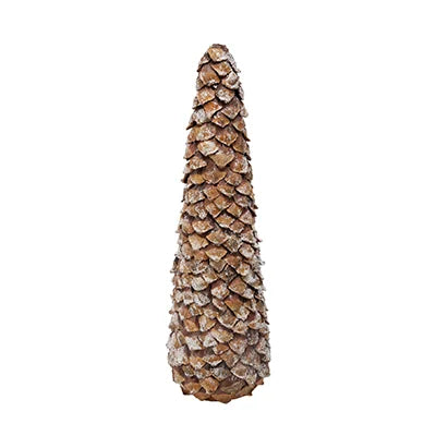 Timber Pinecone Christmas Tree, Feathered Farmhouse