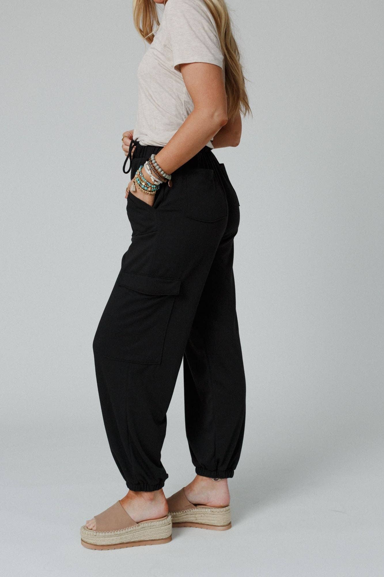Easy Mornings Cinched Pants, The Feathered Farmhouse