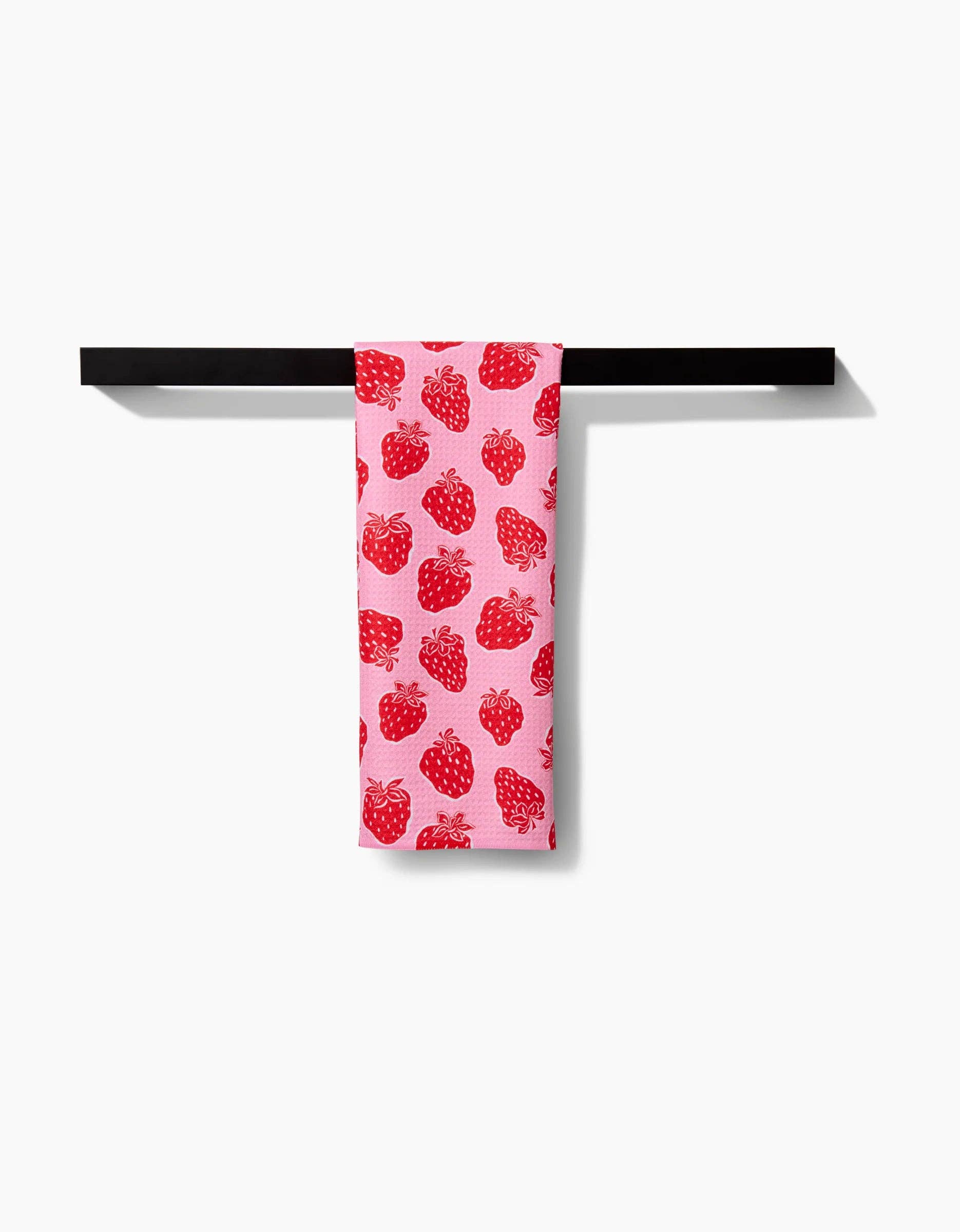 Strawberry Fields Tea Towel, Feathered Farmhouse