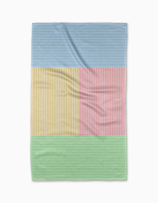 Mr. Fun Stripes Tea Towel, Feathered Farmhouse