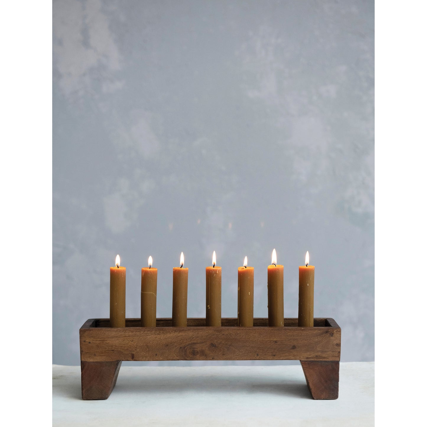 Reclaimed Wood Taper Tray, The Feathered Farmhouse