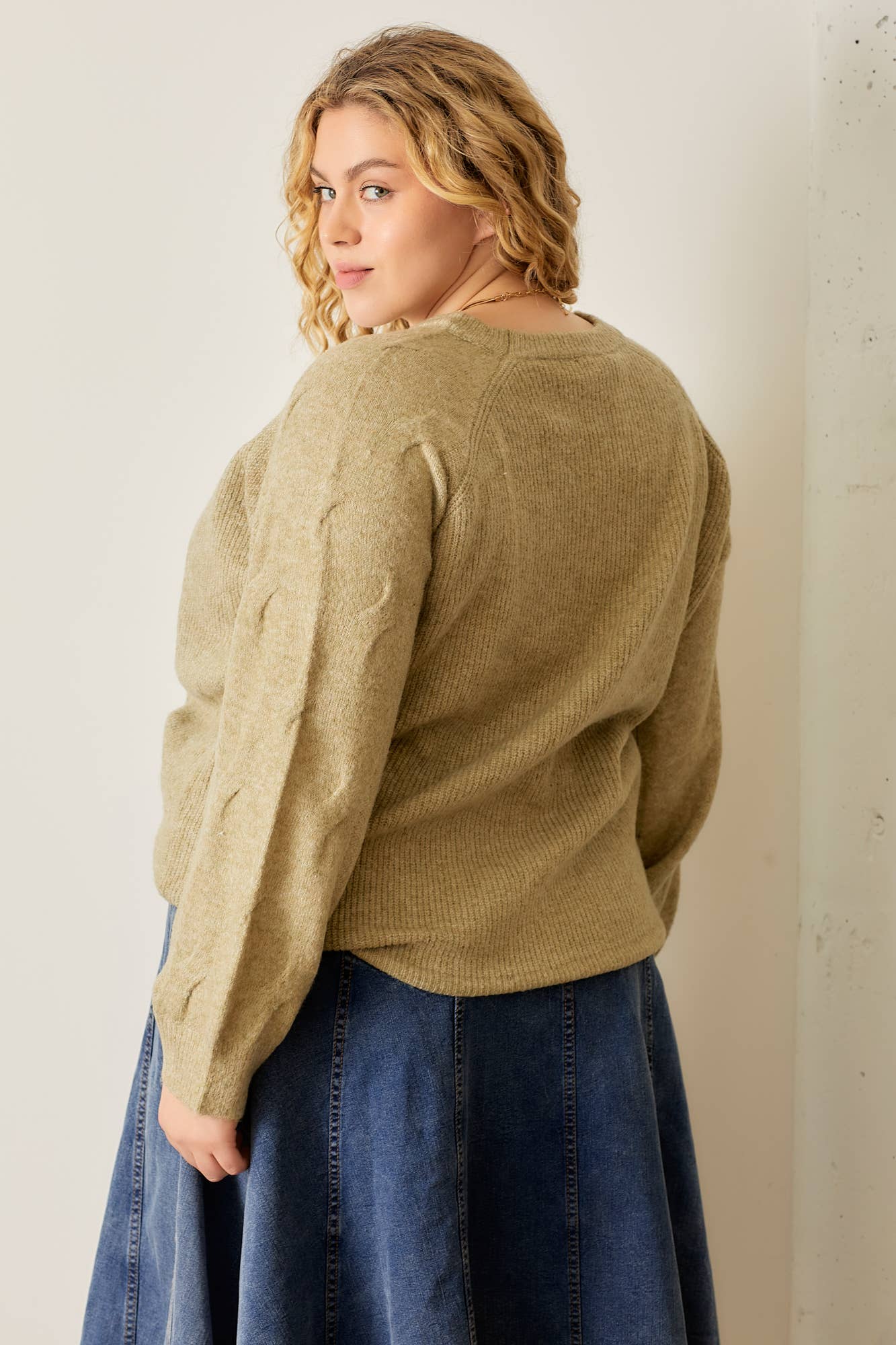 Speckled Knit Sweater, The Feathered Farmhouse