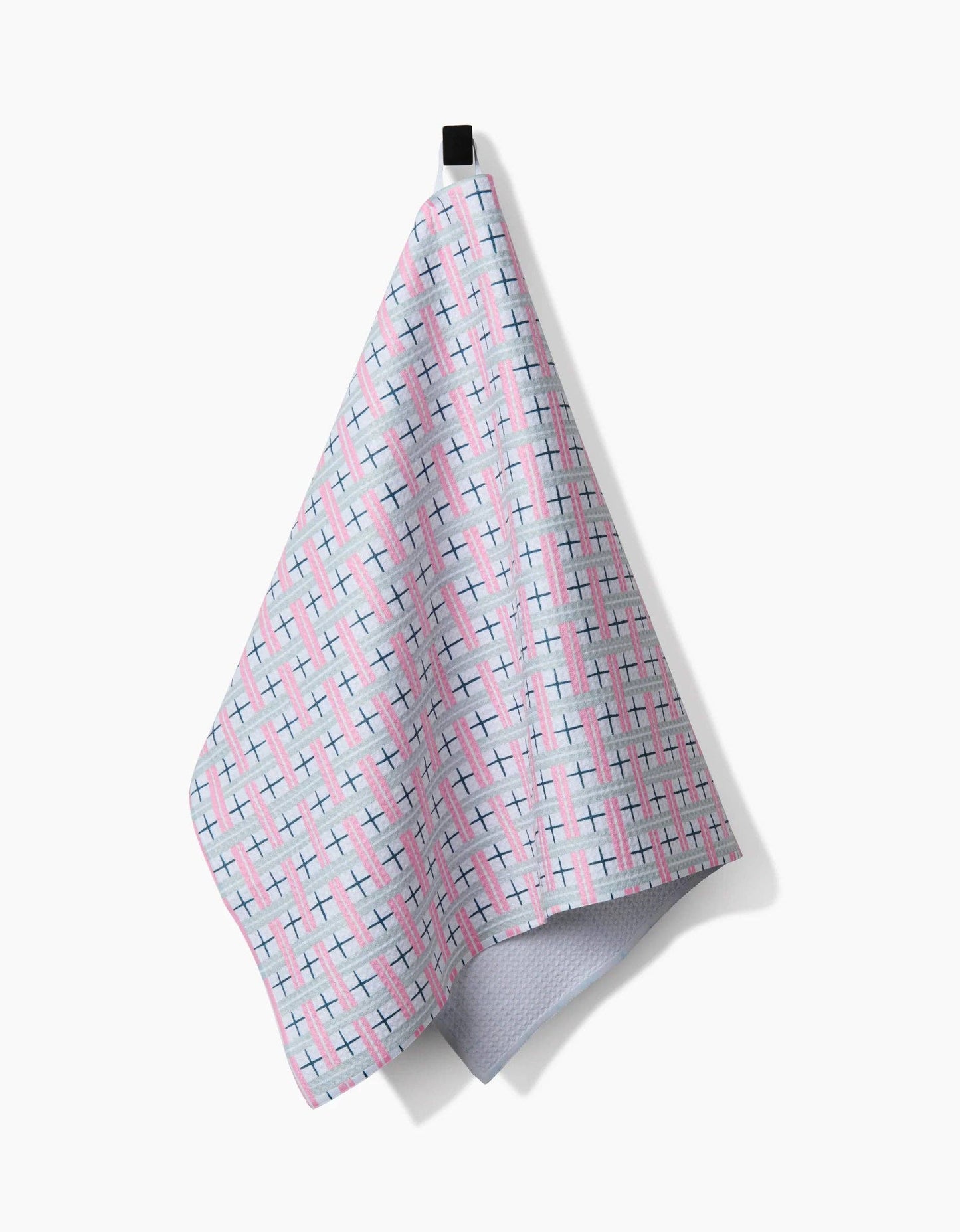 Spring Cottage Plaid Tea Towel, Feathered Farmhouse