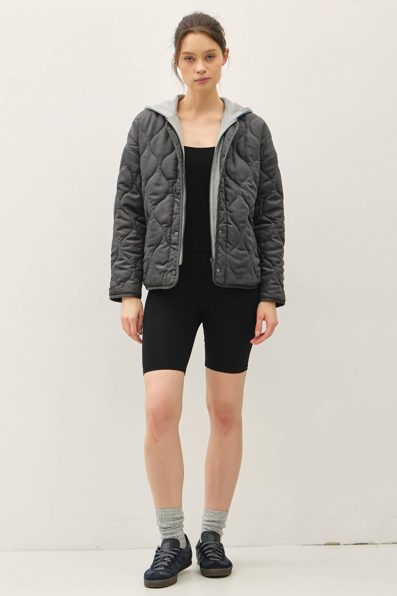 Quilted Jacket with Attachable Hood, Feathered Farmhouse