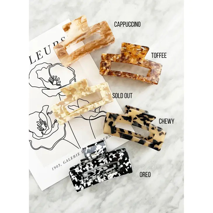 Jumbo 4-Inch Acetate Hair Clip