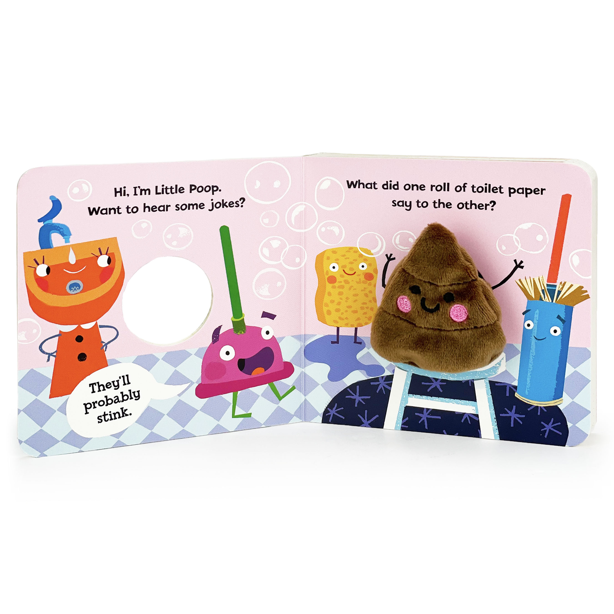 Poop Finger Puppet Board Book, The Feathered Farmhouse