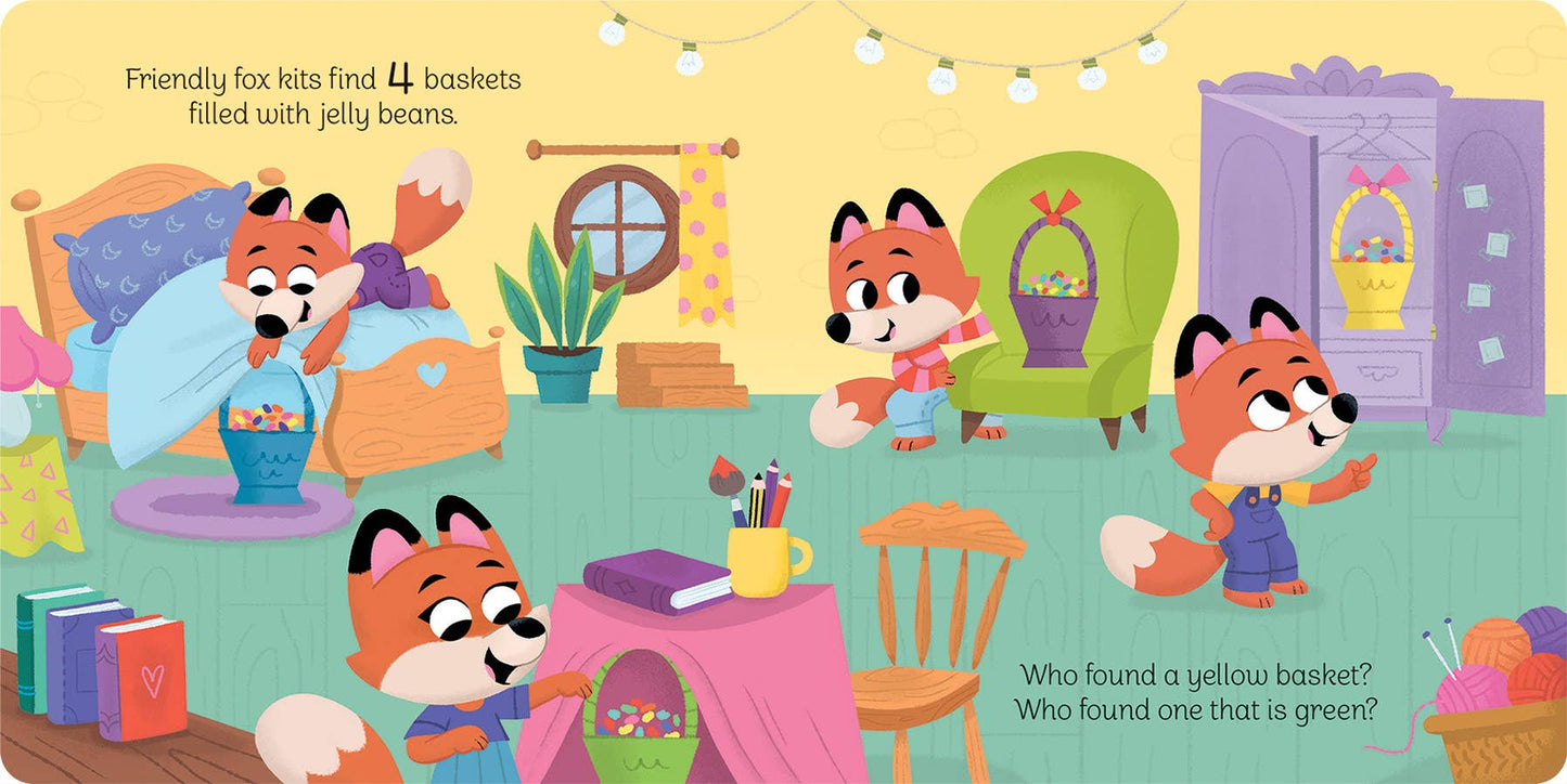 How Many Hops Till Easter Board Book, Feathered Farmhouse