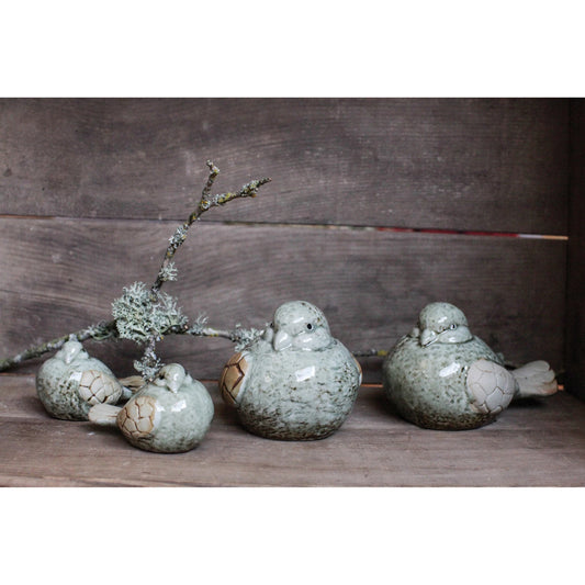 Stoneware Bird, Feathered Farmhouse