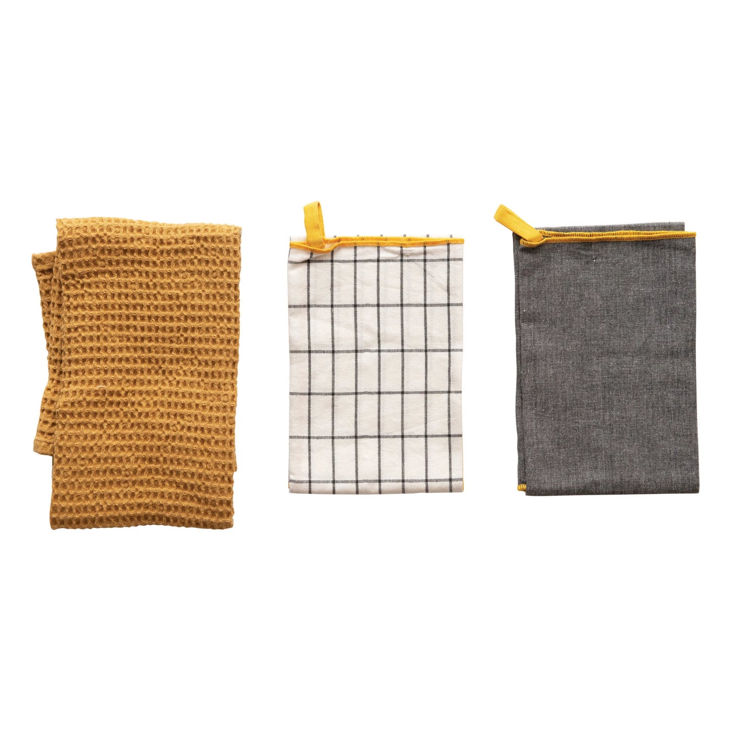 Yellow Tea Towel Set, The Feathered Farmhouse