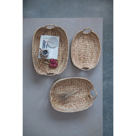 Water Hyacinth Baskets, The Feathered Farmhouse