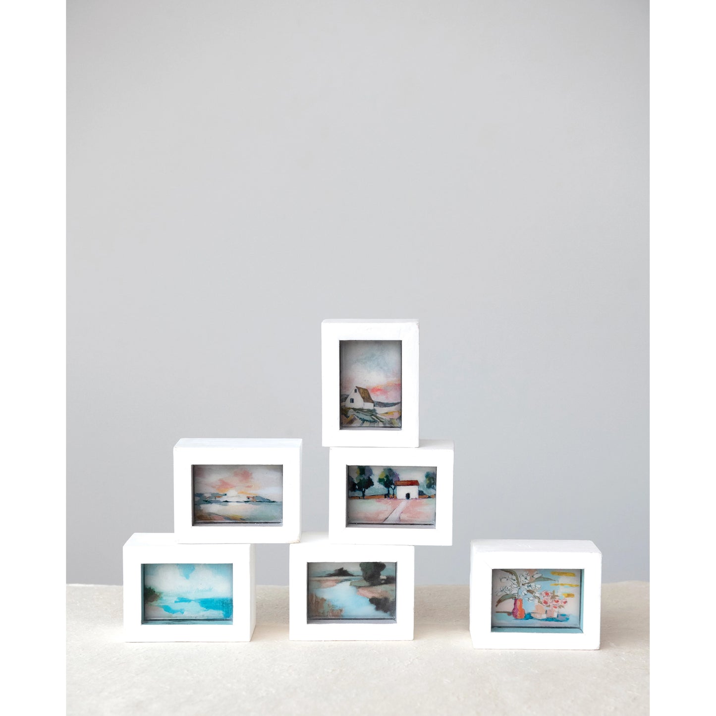 Framed Landscape Decor, The Feathered Farmhouse