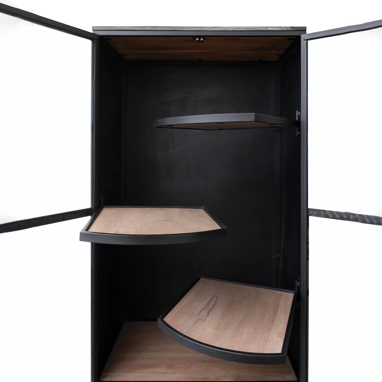 Wood + Metal Cabinet, The Feathered Farmhouse