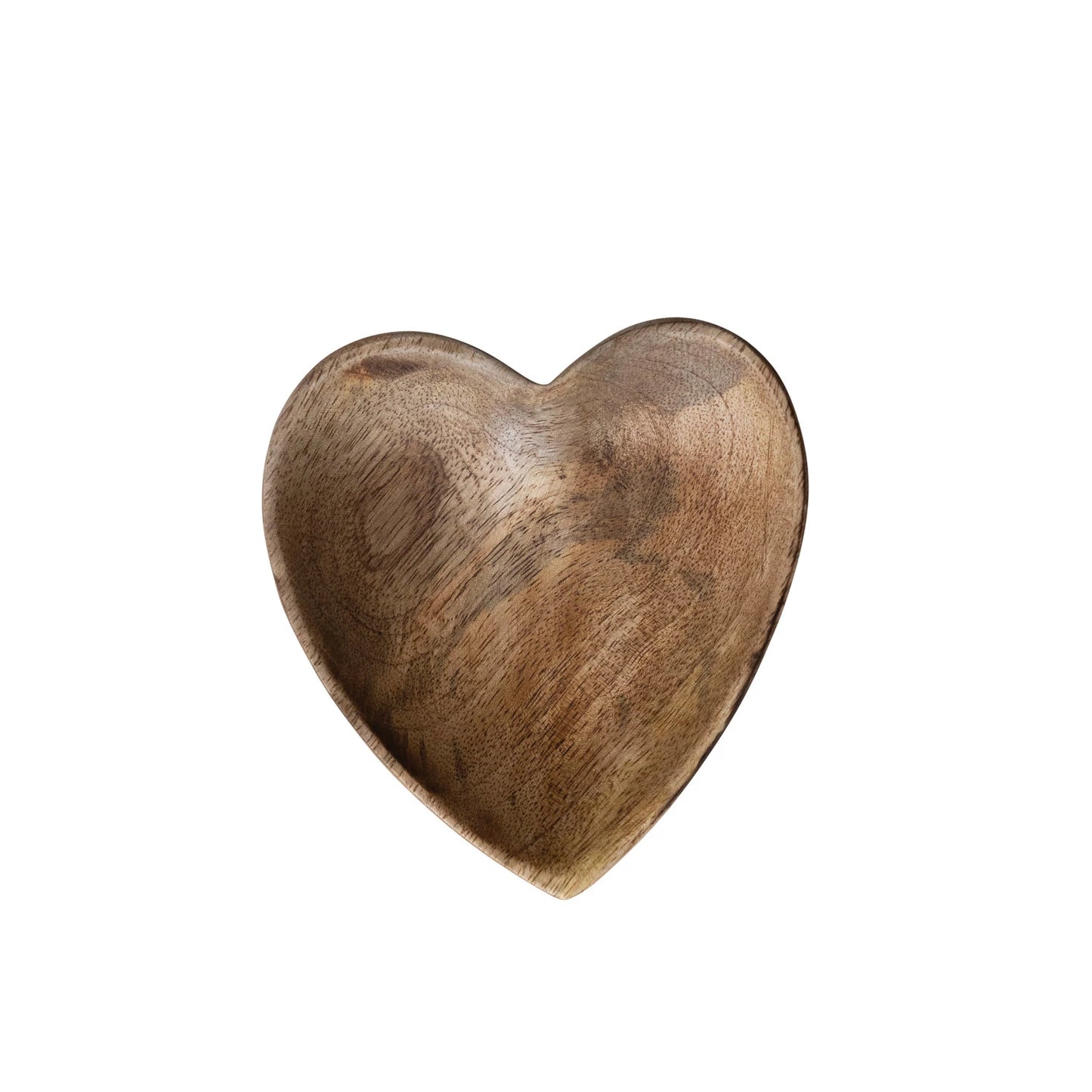 Mango Wood Heart Shaped Dish, The Feathered Farmhouse