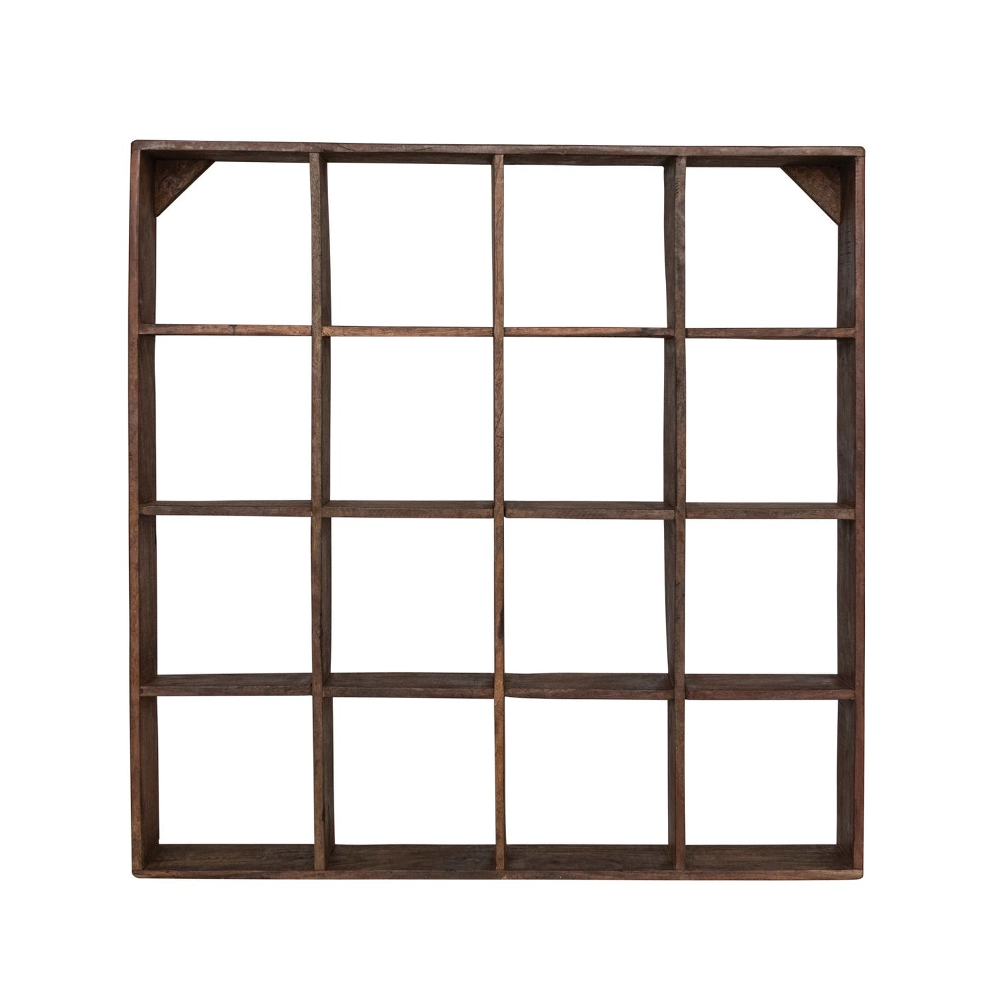 Sixteen Compartment Wall Shelf, The Feathered Farmhouse