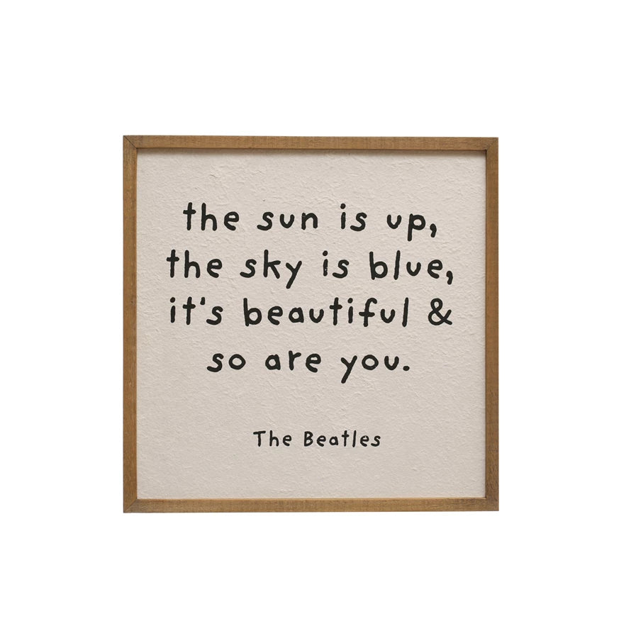 The Sun is Up Wall Decor, The Feathered Farmhouse