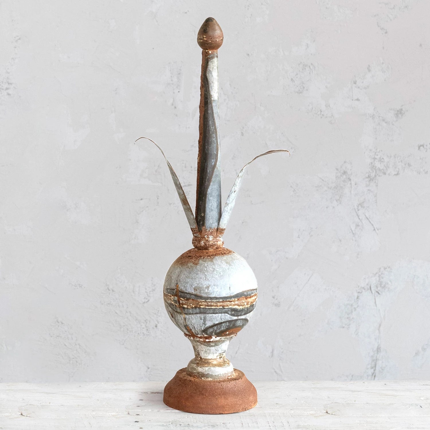 Metal Finial Decor, The Feathered Farmhouse