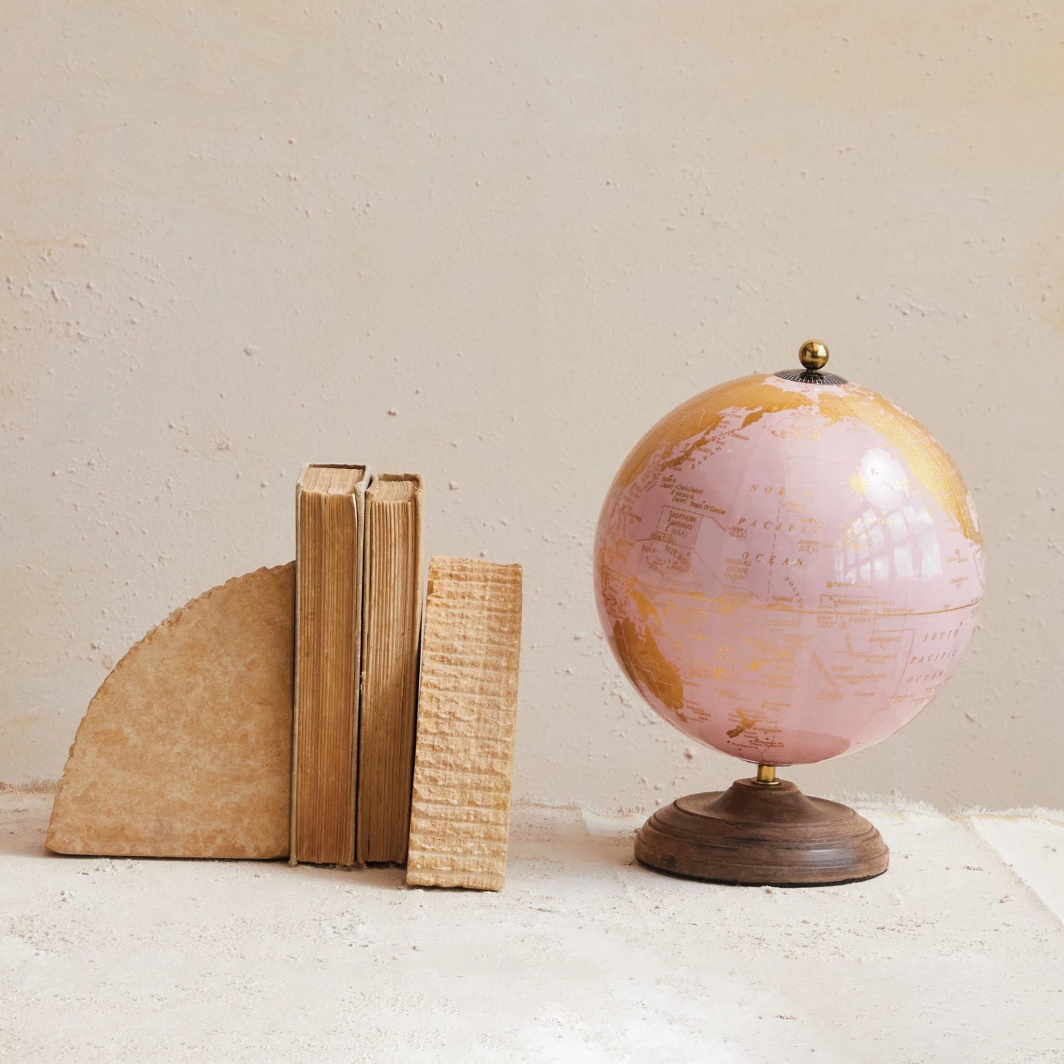 Pink Globe, The Feathered Farmhouse