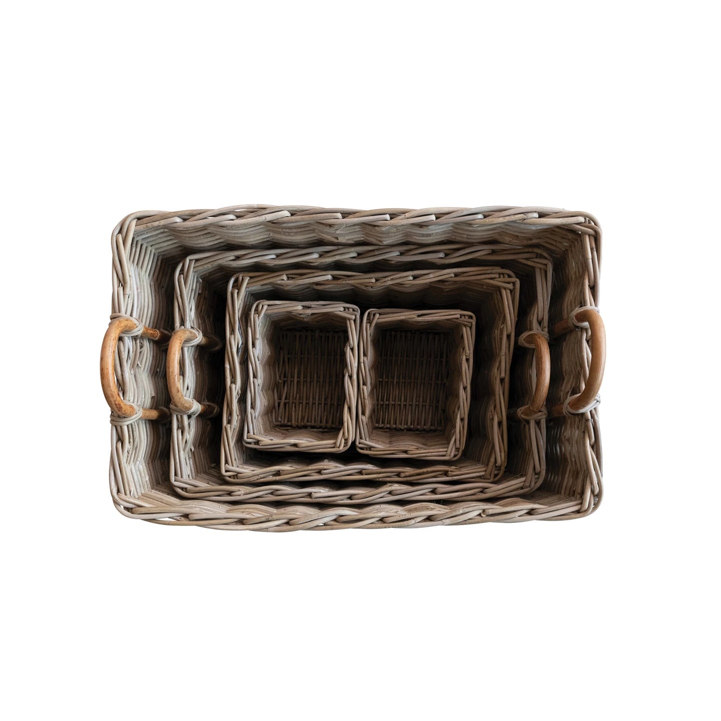 Hand Woven Rattan Trunks, The Feathered Farmhouse