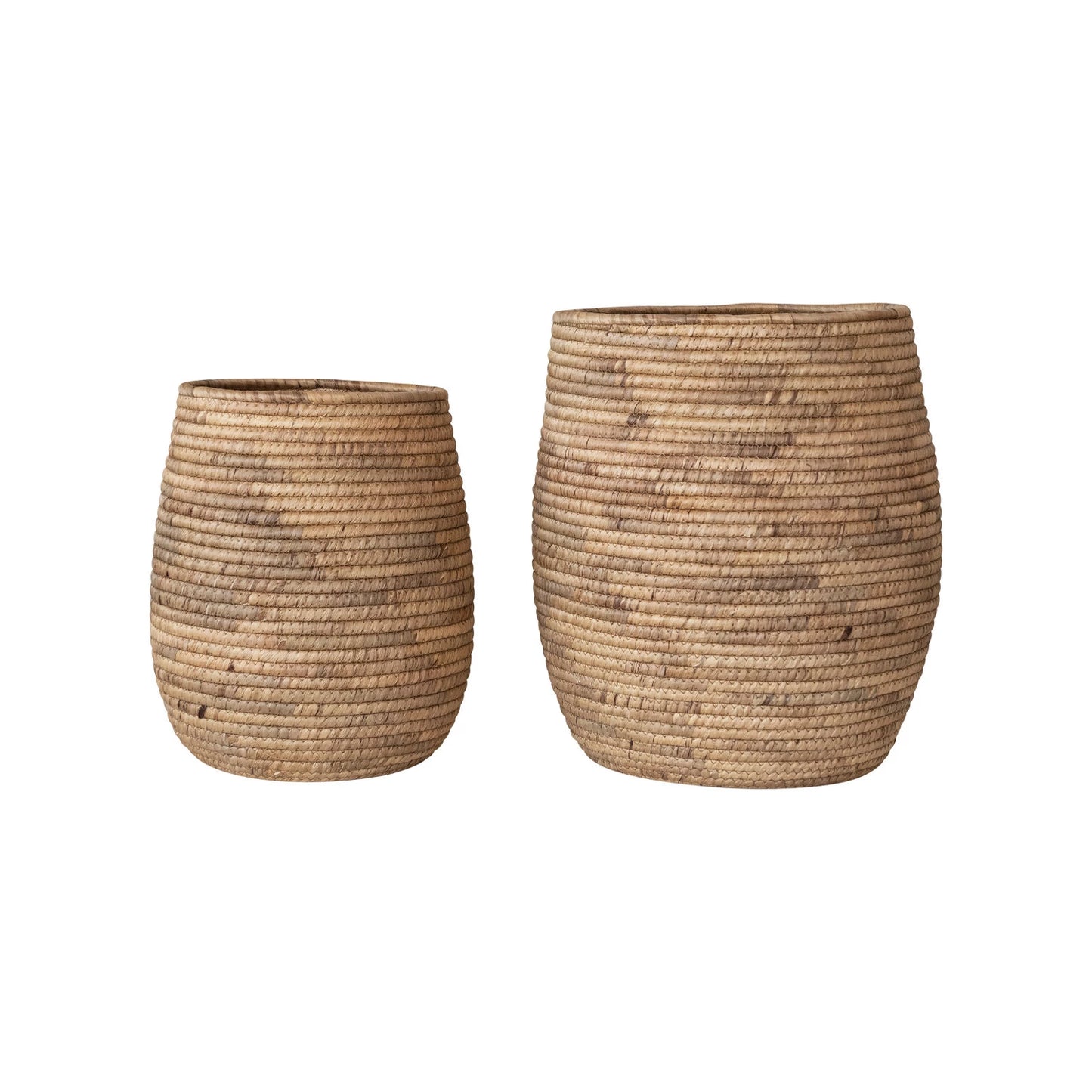 Hand Woven Water Hyacinth Baskets, The Feathered Farmhouse