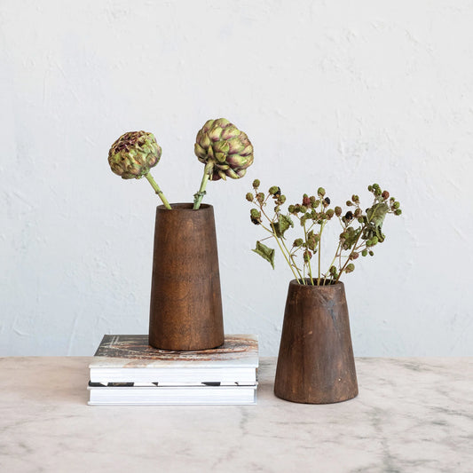 Found Wood Vases, The Feathered Farmhouse