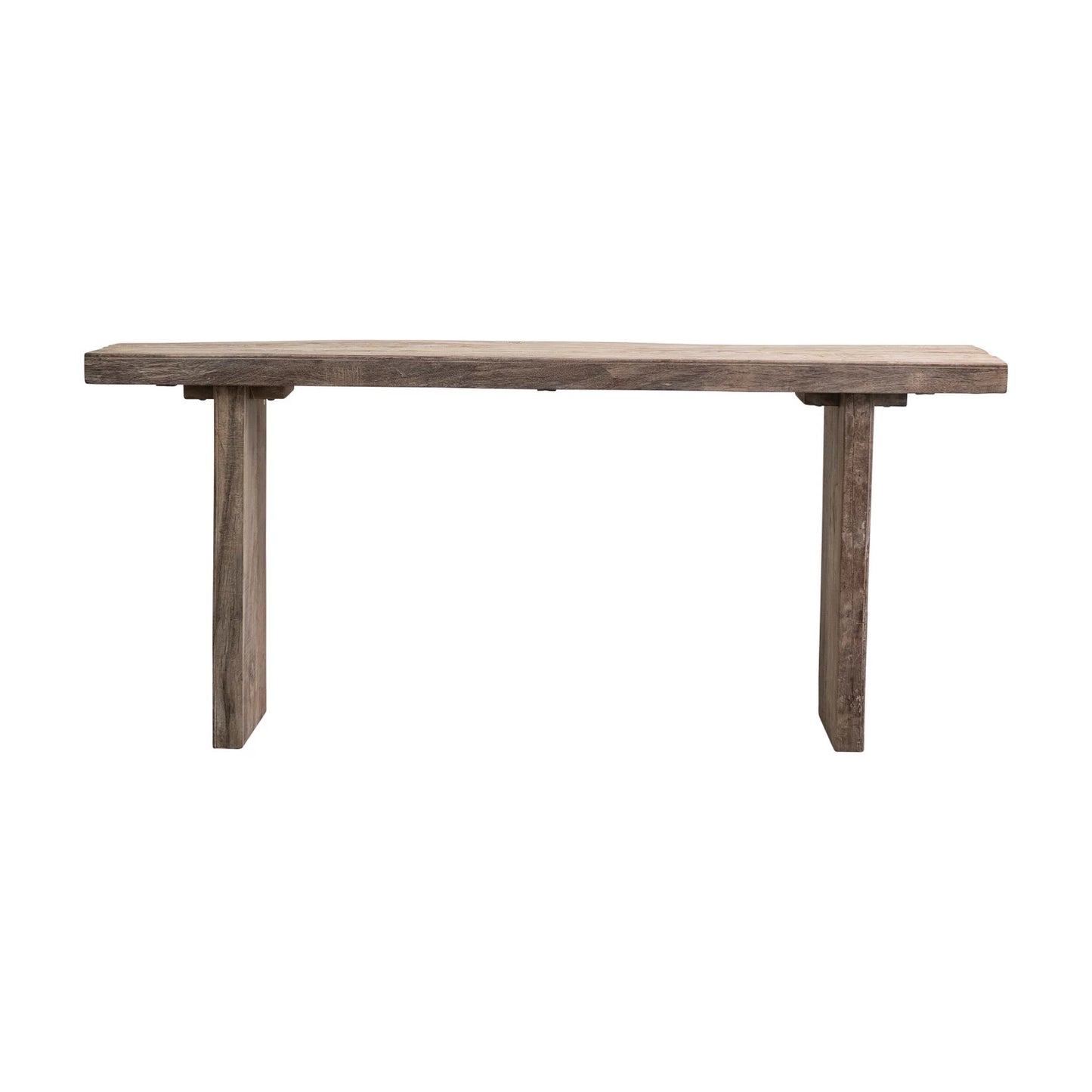 Reclaimed Wood Console Table, Feathered Farmhouse