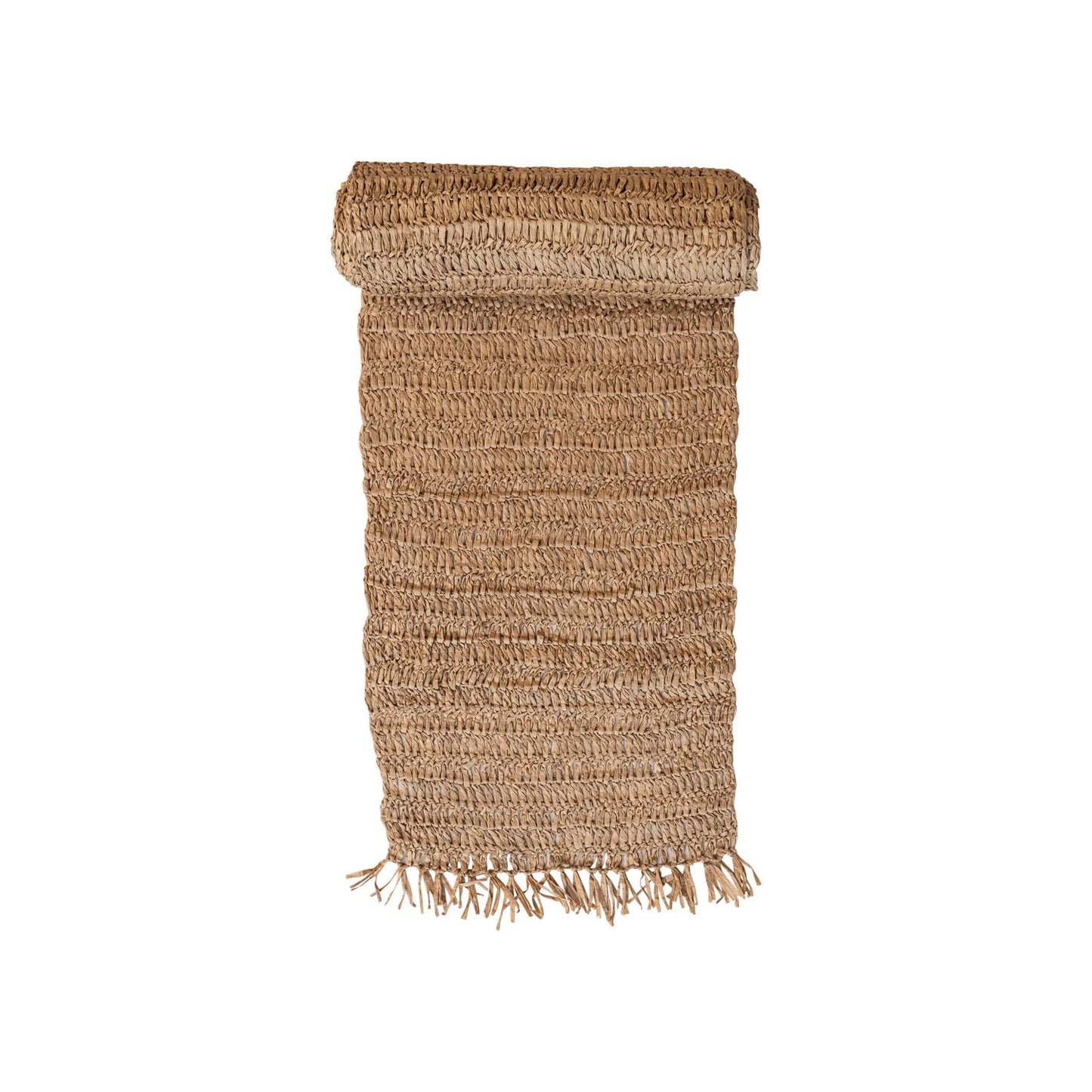 Woven Raffia Tablerunner, The Feathered Farmhouse