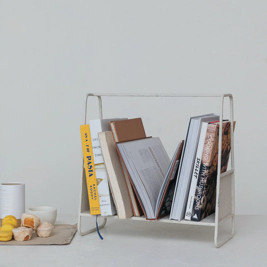 Textured Metal Rack, The Feathered Farmhouse