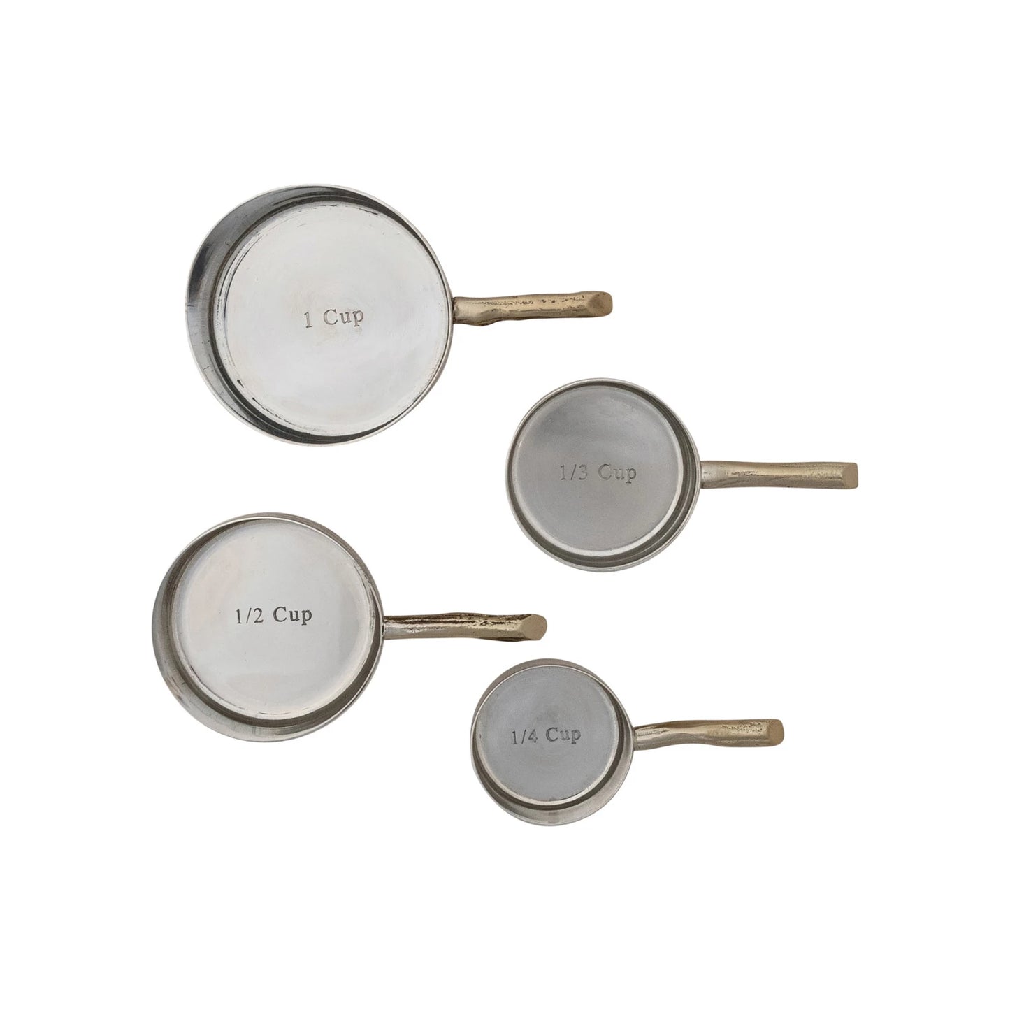 Stainless Steel Measuring Cups with Twig Handles, The Feathered Farmhouse