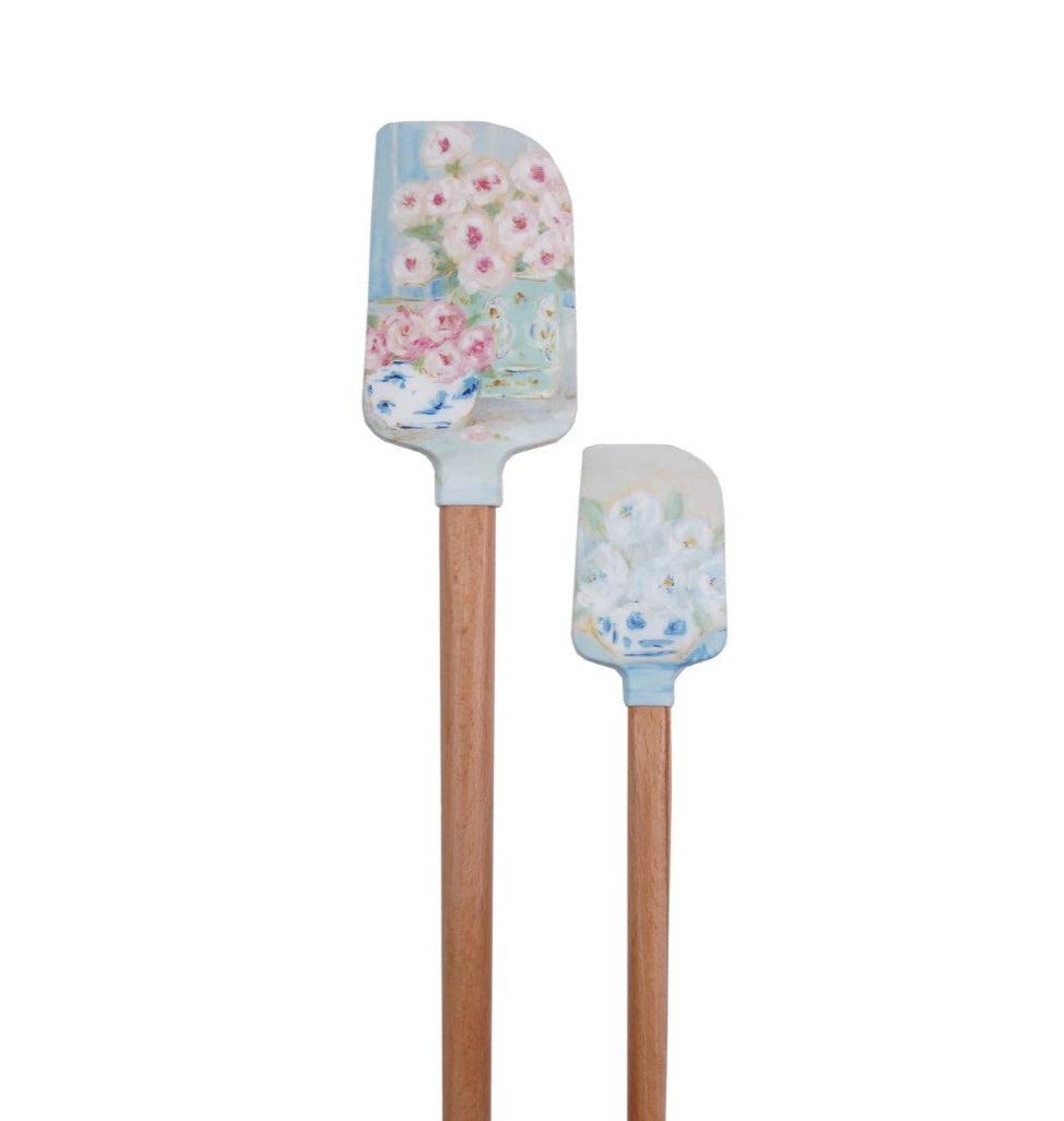 Floral Pattern Spatula, Feathered Farmhouse